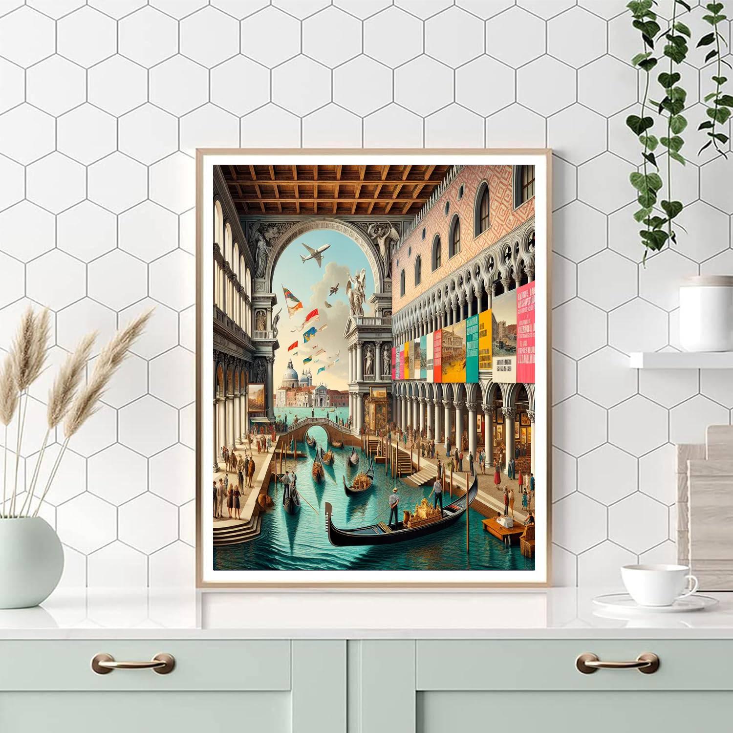 Venezia Biennale - Venice, Italy Numbered Painting Kits