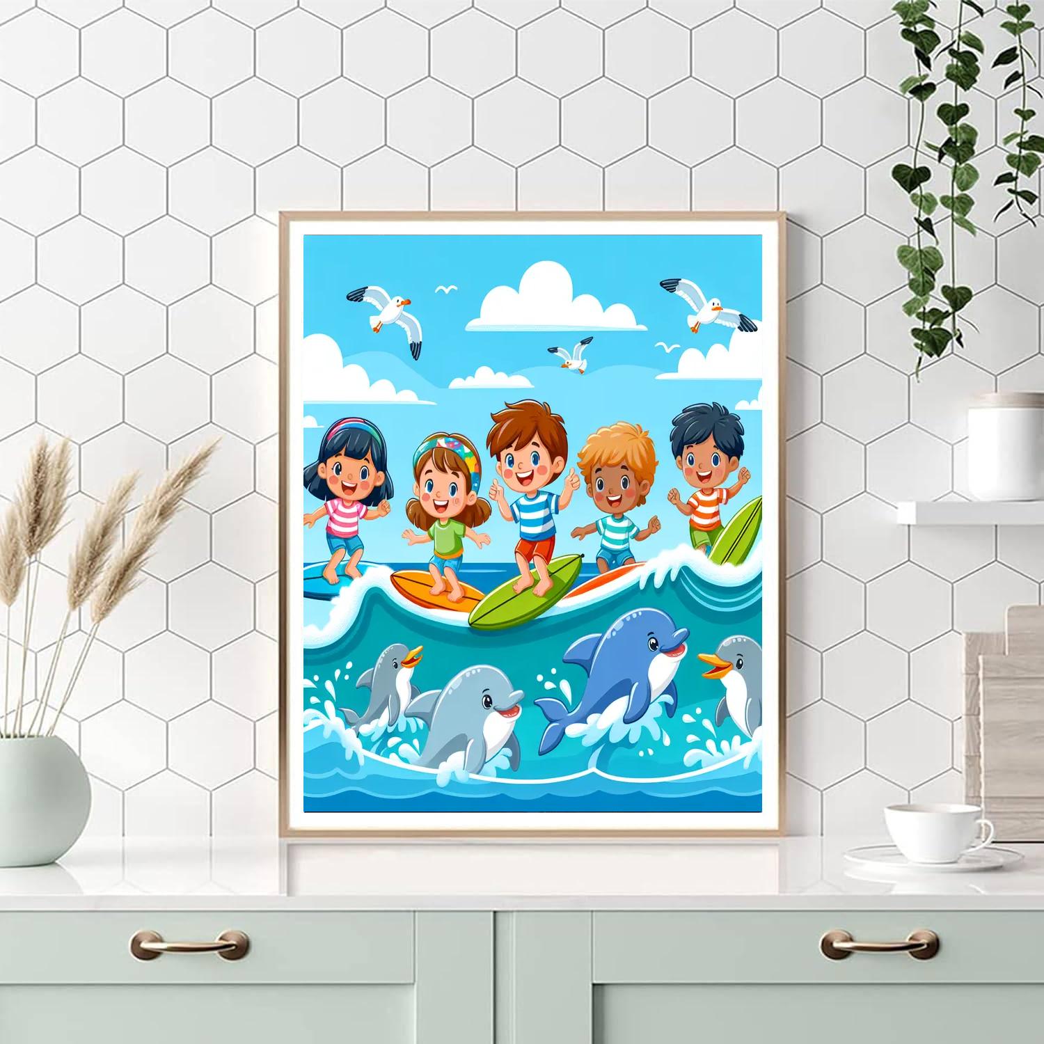 Ocean Waves Adventure Paint By Number