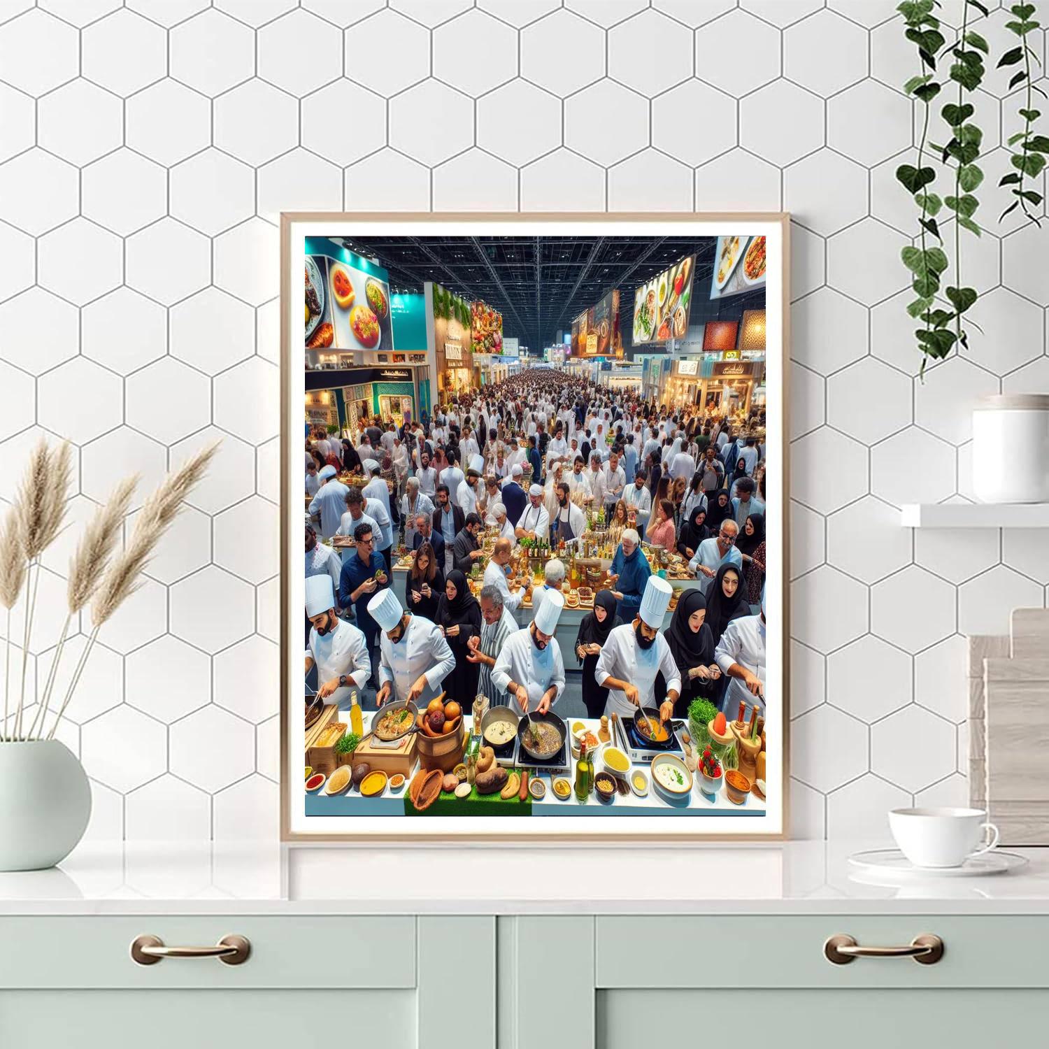 Gulfood Festival - Uae Paint By Numbers Art