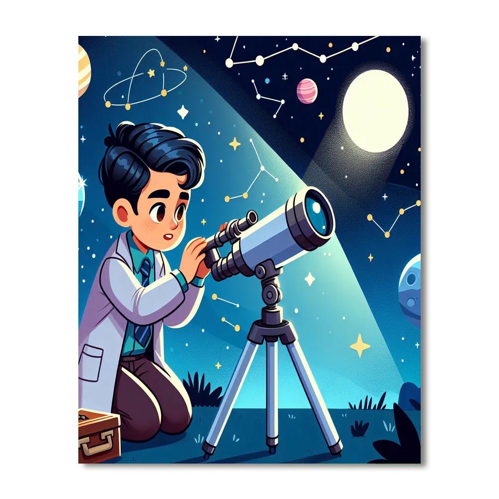 Astronomical Space Quest Paint By Numbers Kits