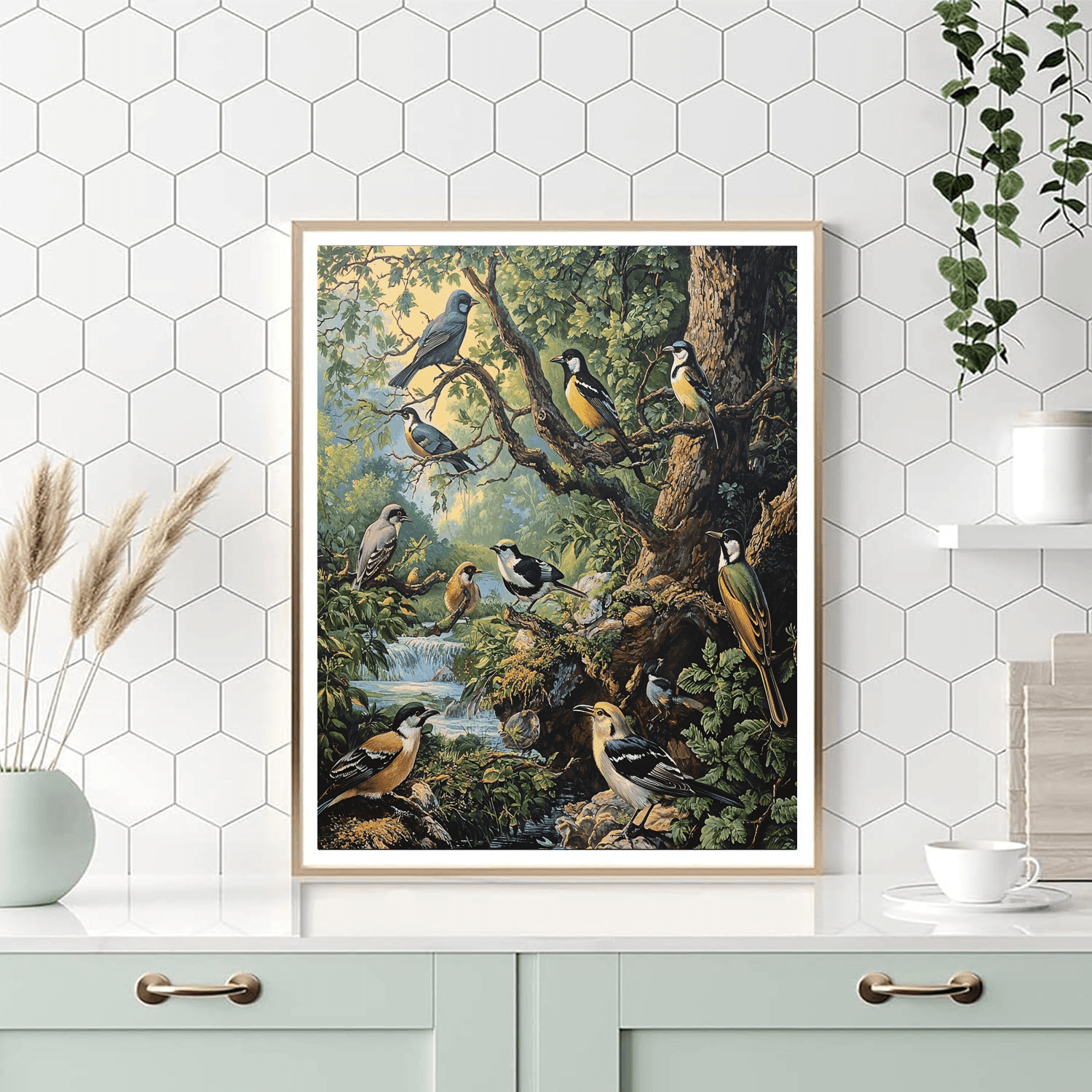 John James Audubon Inspired Majestic Wilderness  Painting By Numbers Kit