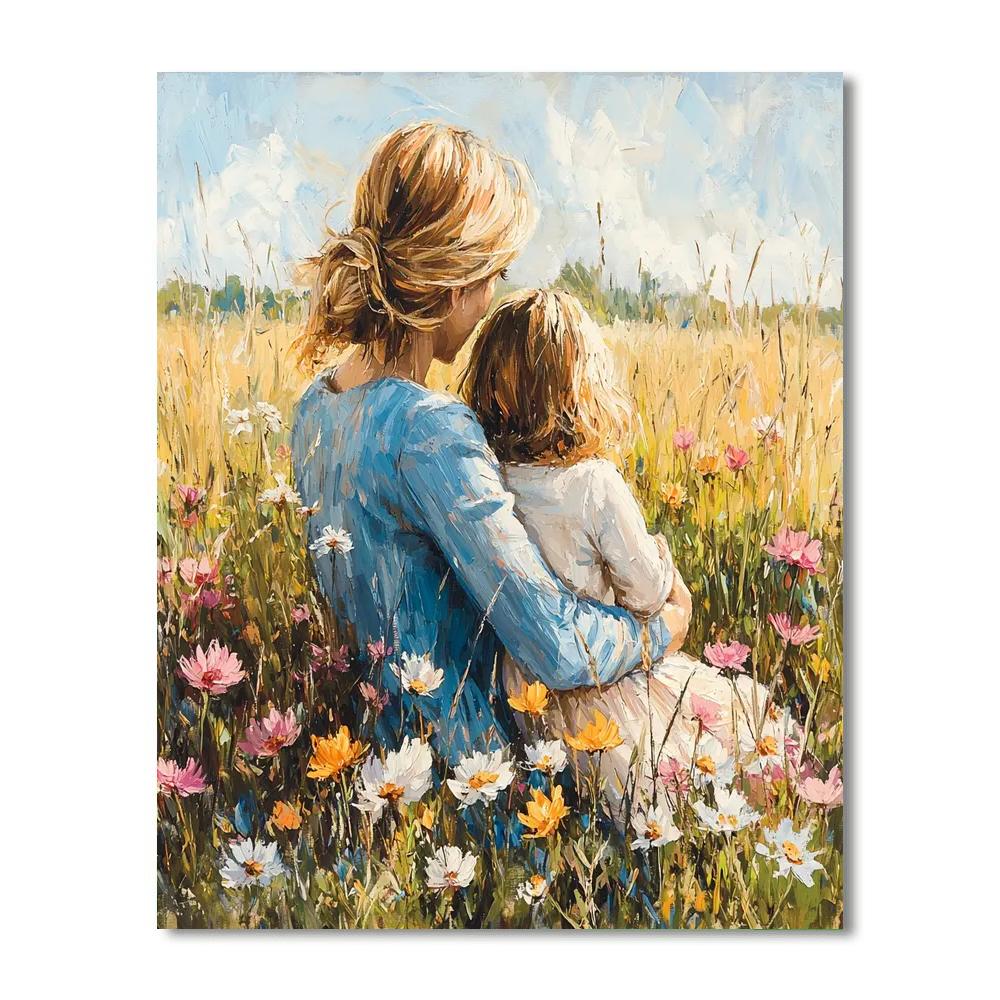 Timeless Love Blooms Number Painting