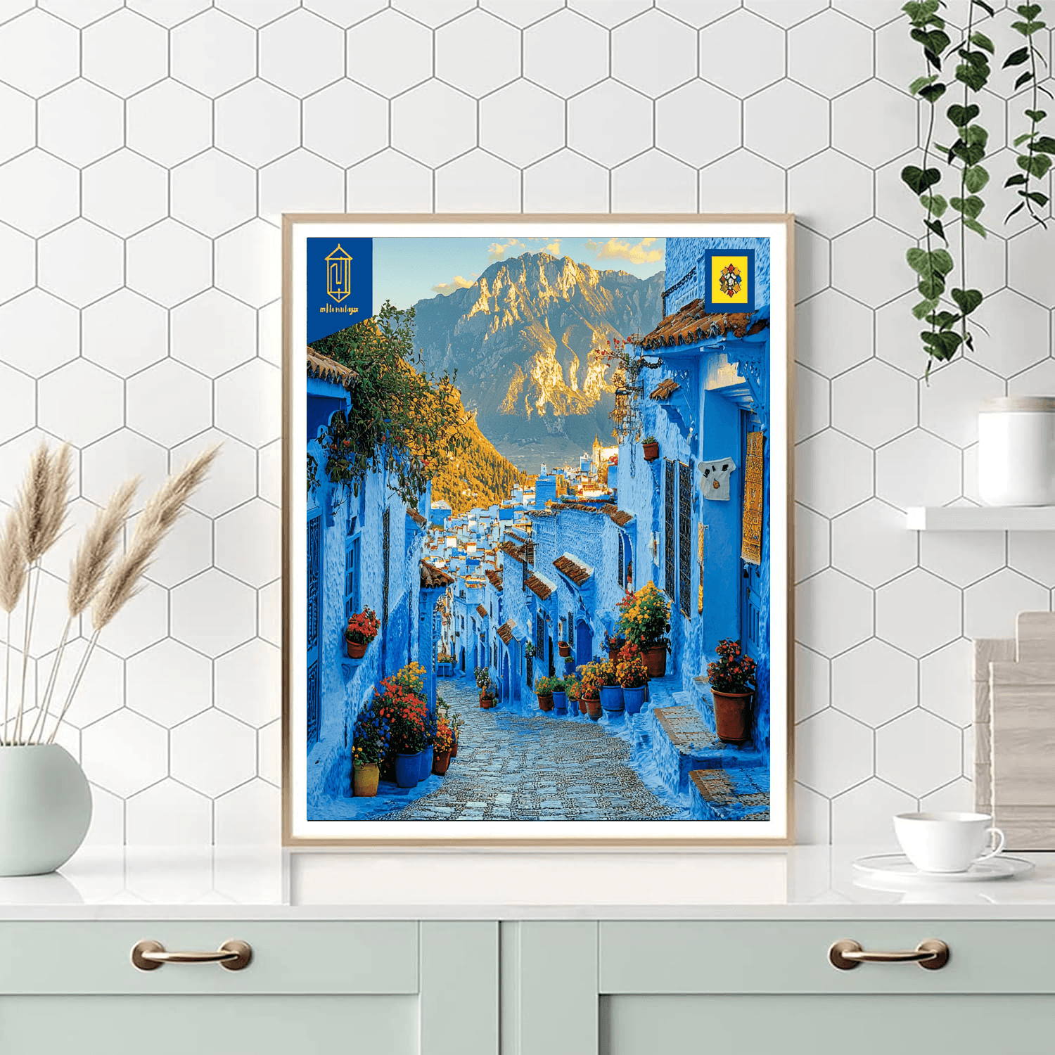 Chefchaouen Numbered Painting Kits