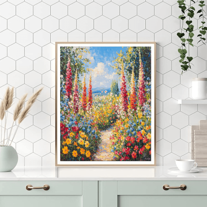 Claude Monet Inspired Blossoming Dreams  Numbered Painting Kits