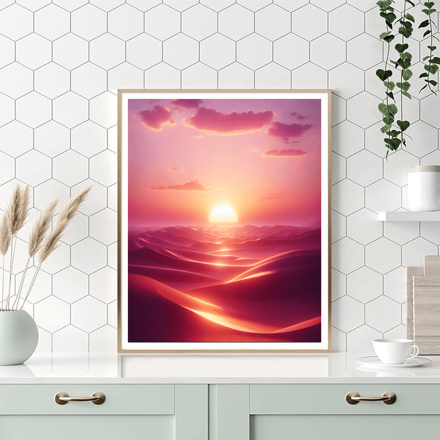 Desert Sunset Serenade Paint By Color