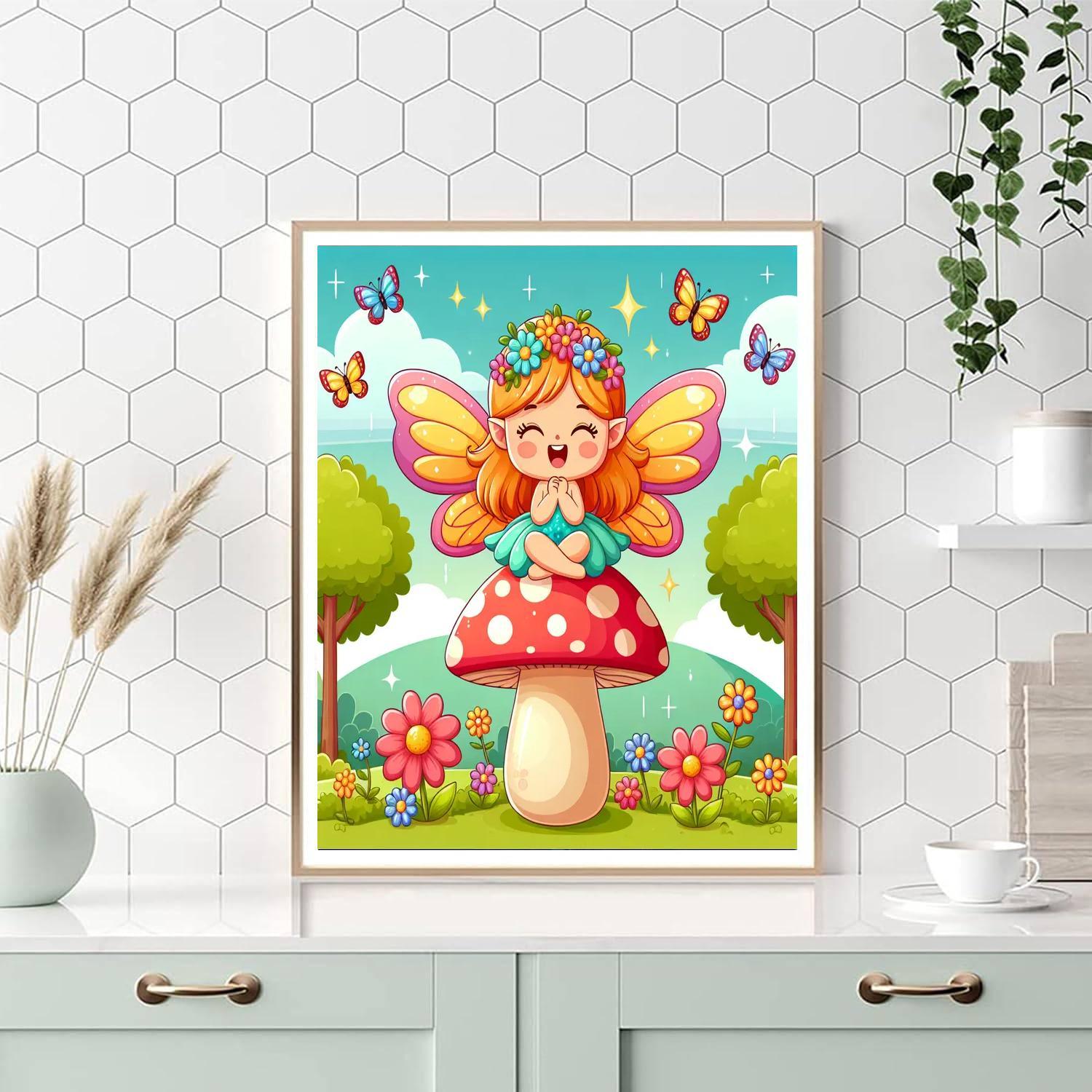 Magic In The Fairy Garden Painting Number Kit
