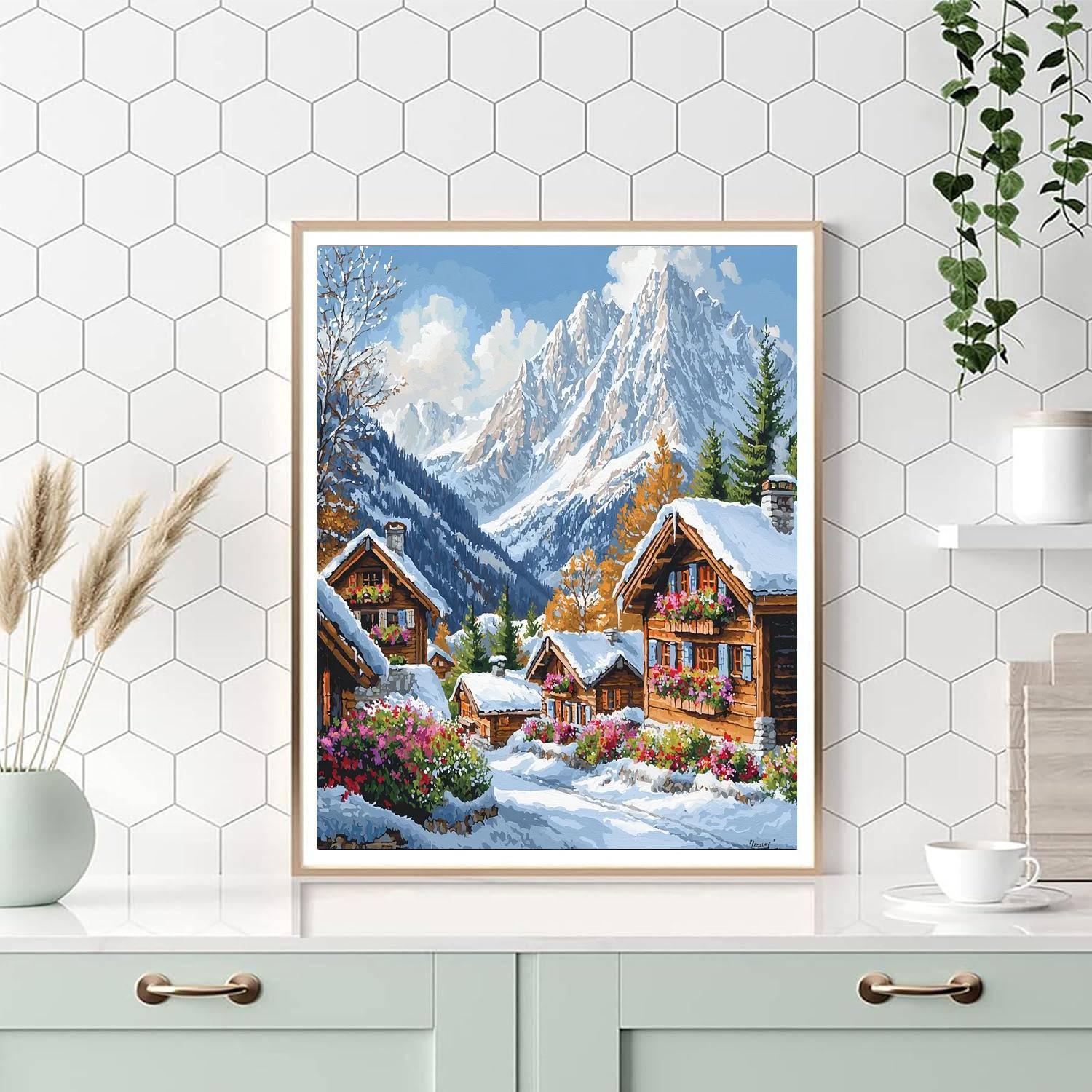 Wengen - Switzerland Numbered Painting Kits