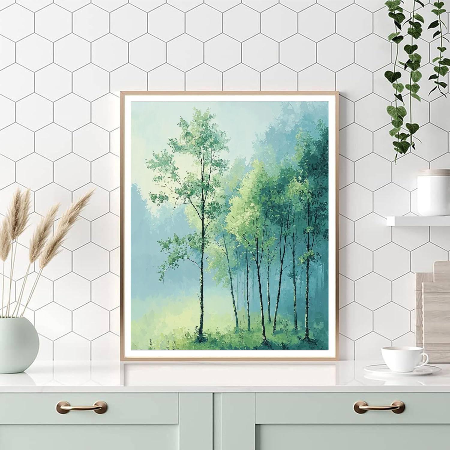 Leonardo Da Vinci Inspired Whispers Of The Trees  Paint By Number