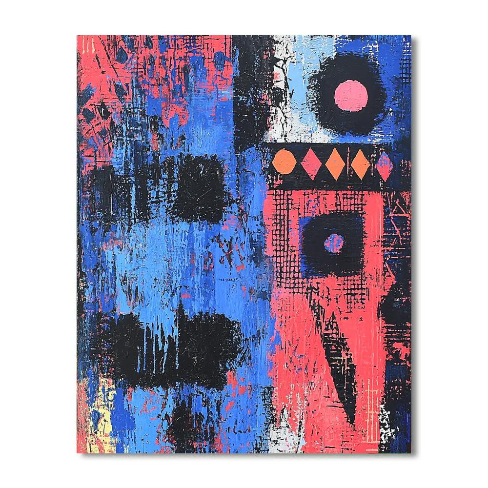 Jean-Michel Basquiat Inspired Cultural Threads  Paint By Numbers Kits