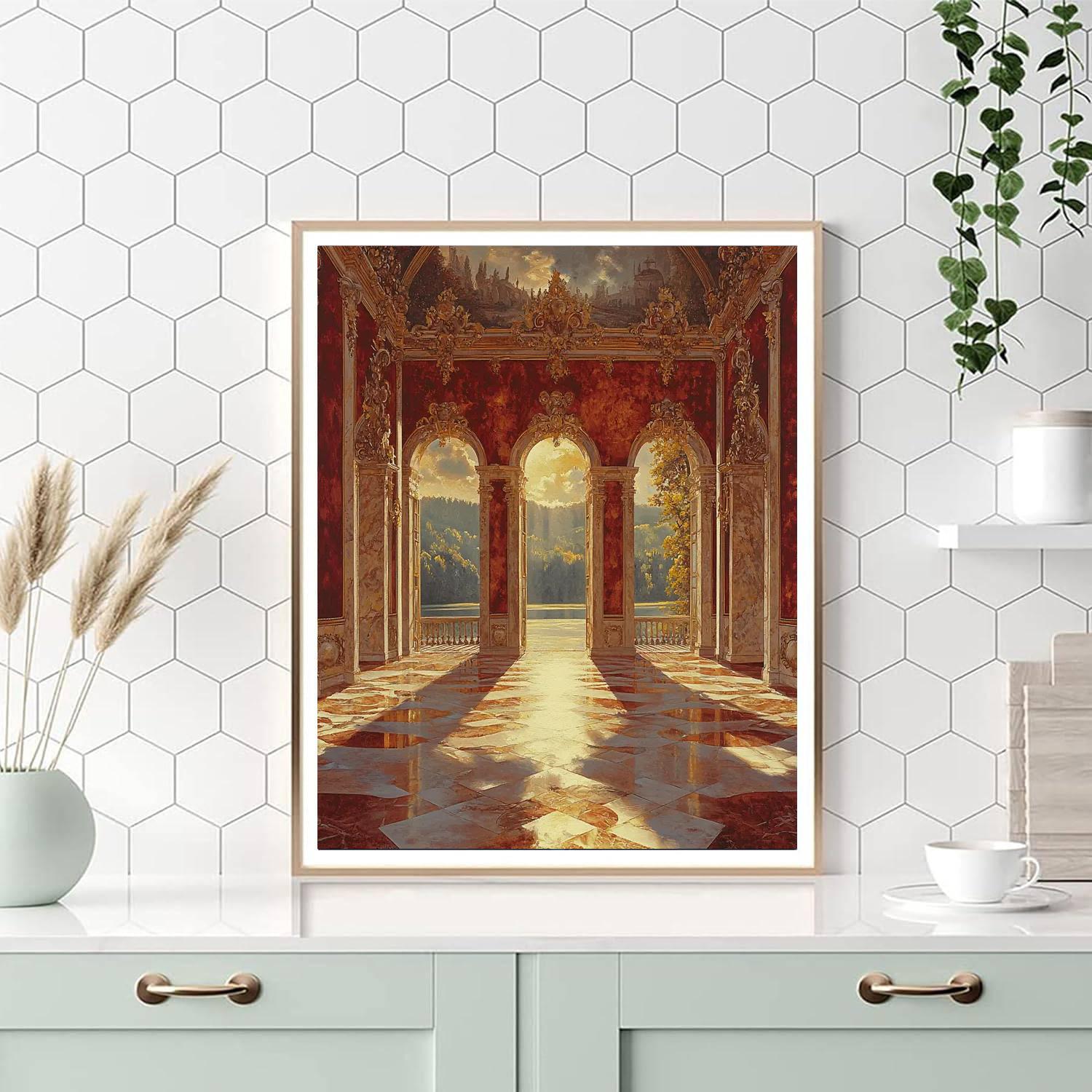 Caravaggio Inspired Crimson Reflections  Painting By Numbers Kit