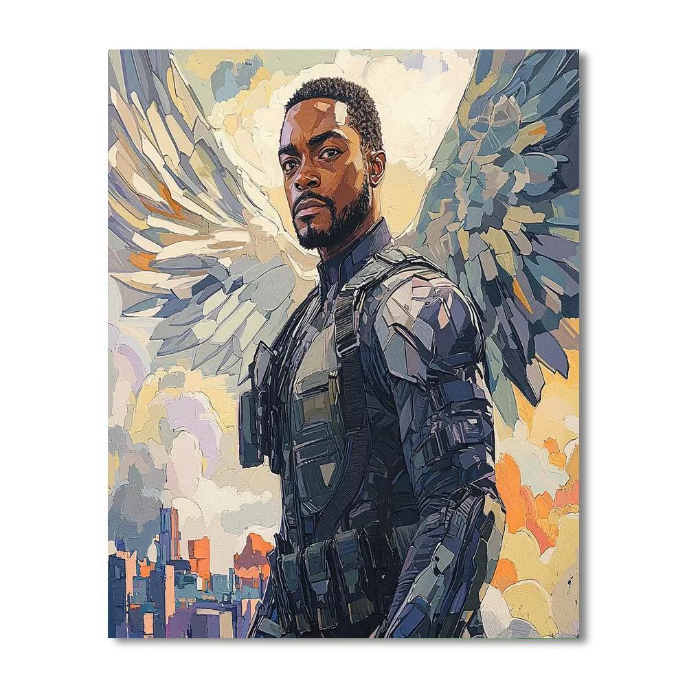 Anthony Mackie: The Soaring Spirit Of Falcon Numbered Painting Kits