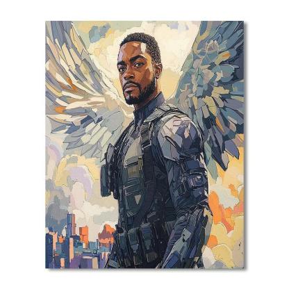 Anthony Mackie: The Soaring Spirit Of Falcon Numbered Painting Kits