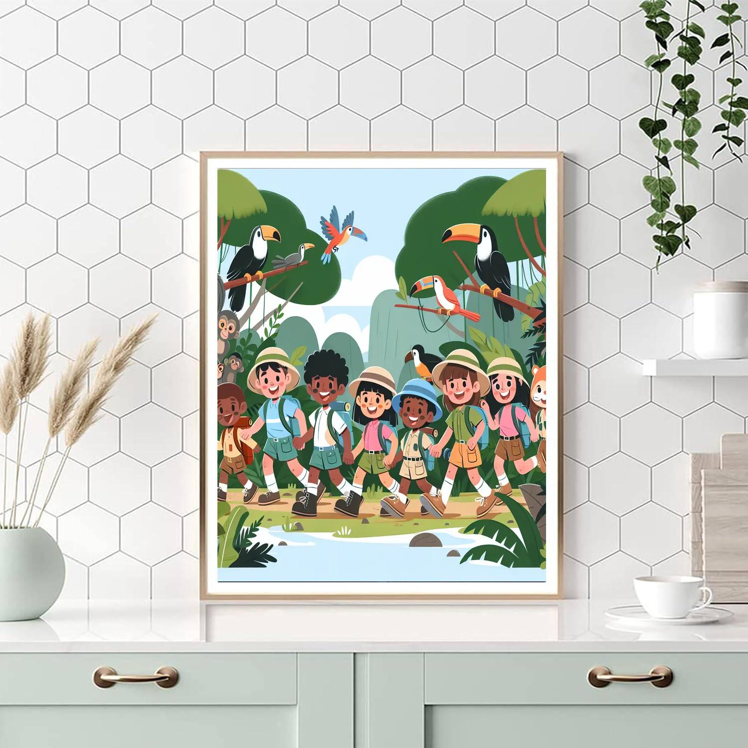Jungle Explorer's Trek Numbered Painting Kits
