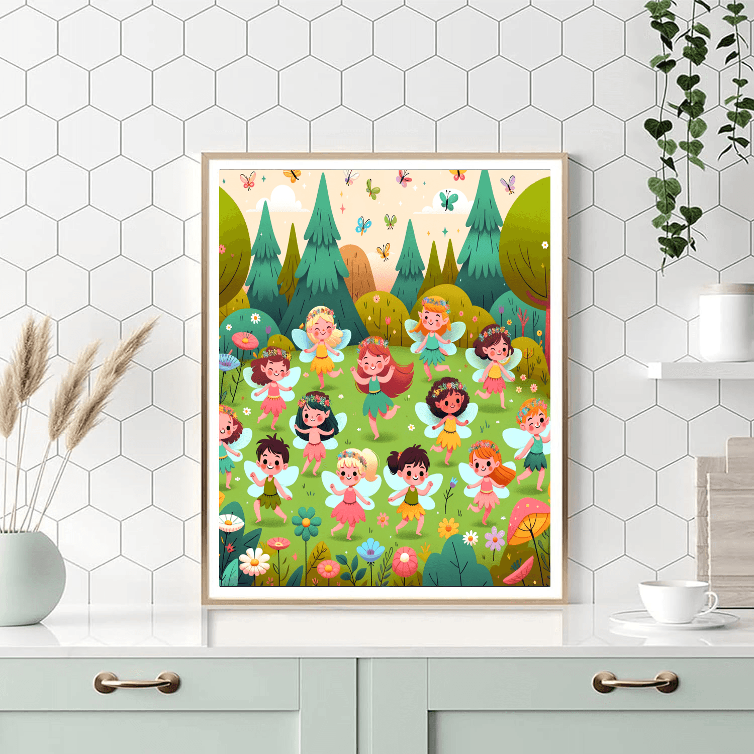 Magical Fairy Enclave DIY Paint By Numbers