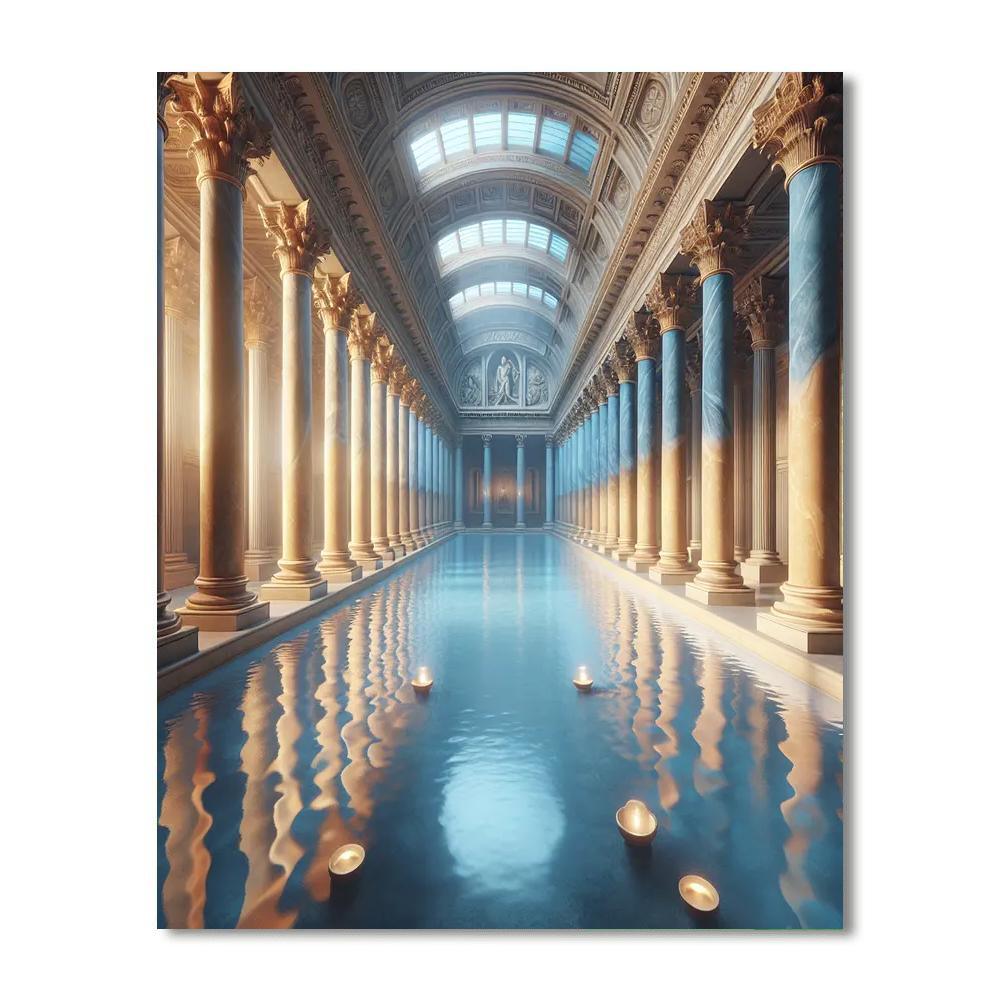 Timeless Roman Bathhouse - DIY Painting By Numbers Kit – Artistry Rack