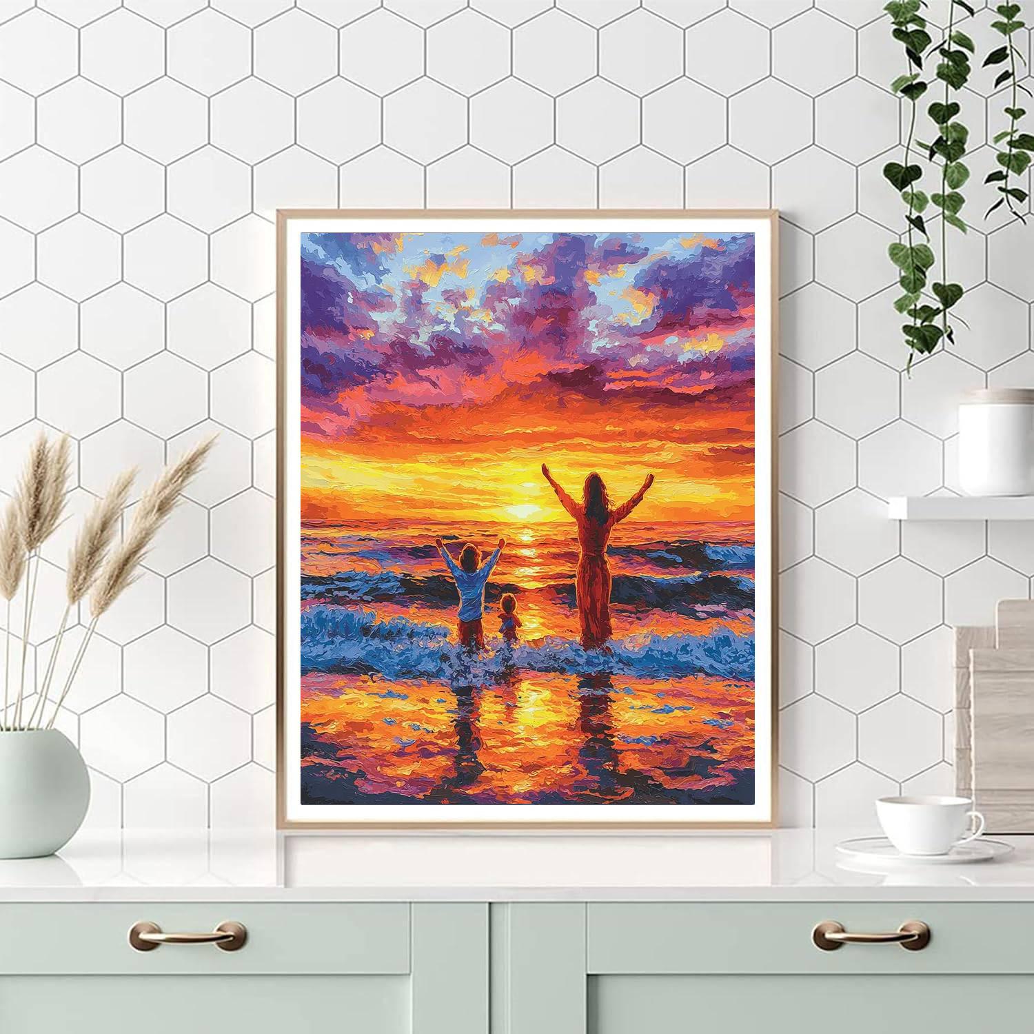 Sunset Bonding Paint By Number