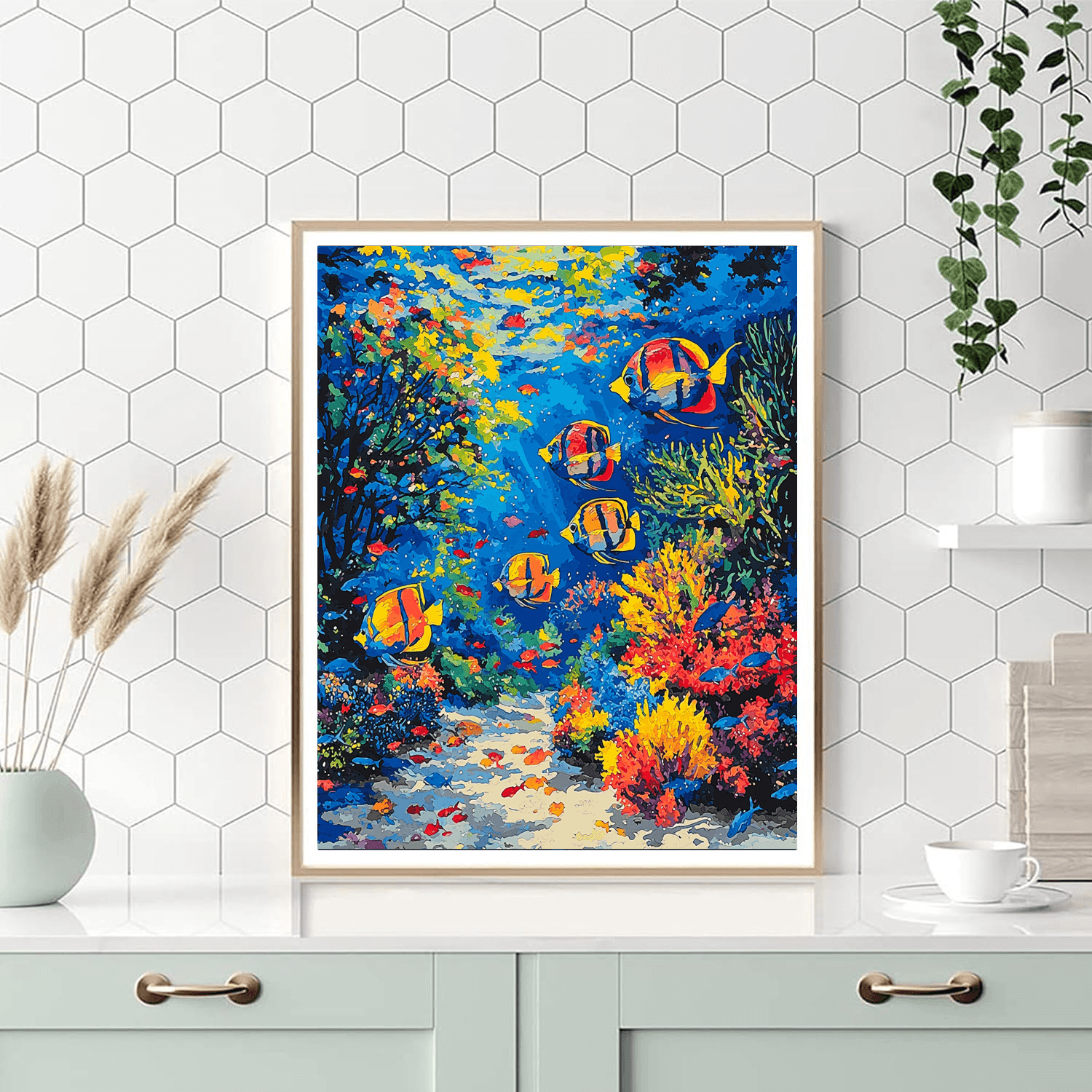 Paul Gauguin Inspired Oceanic Adventure  Numbered Painting Kits
