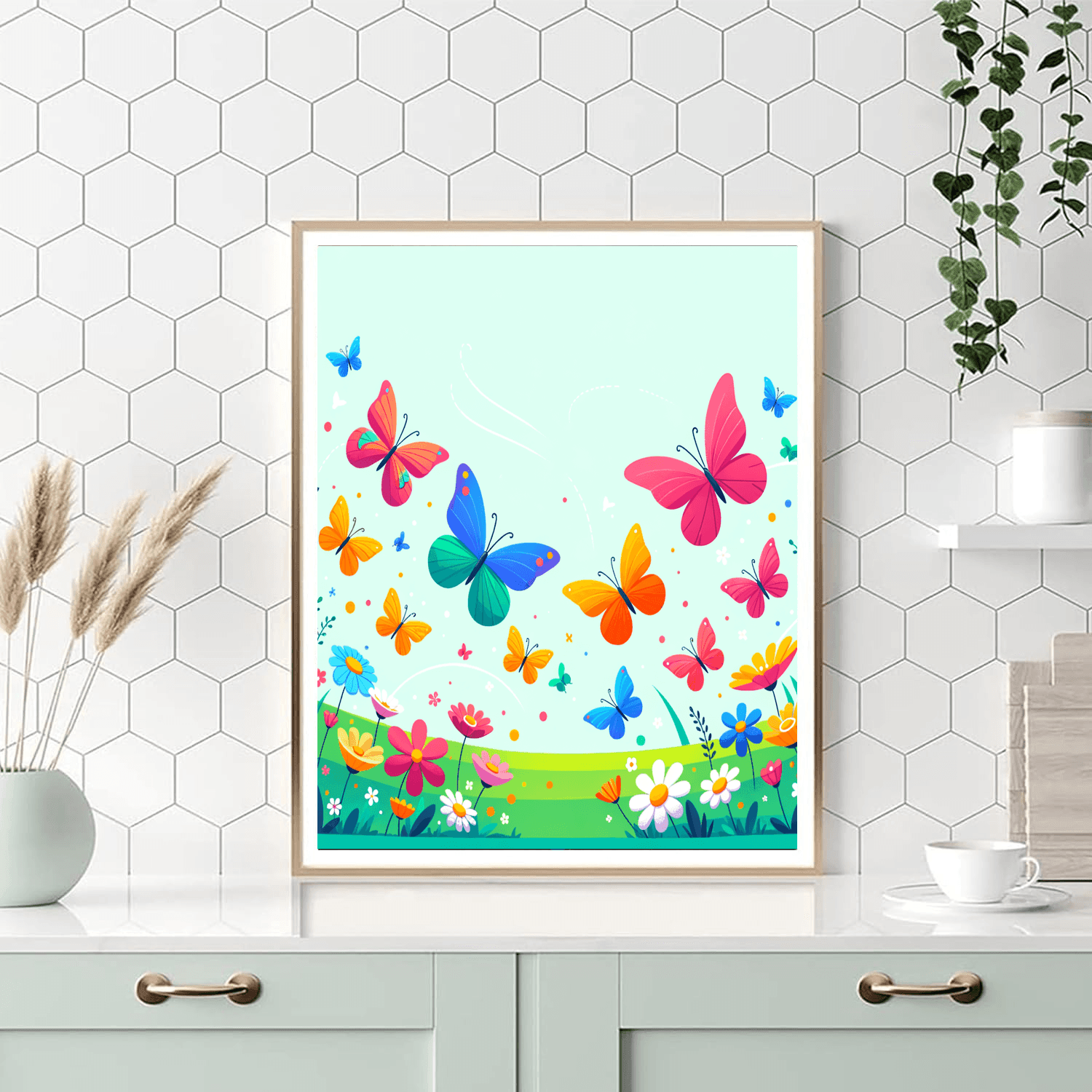 Enchanted Butterfly Meadow Paint By Numbers