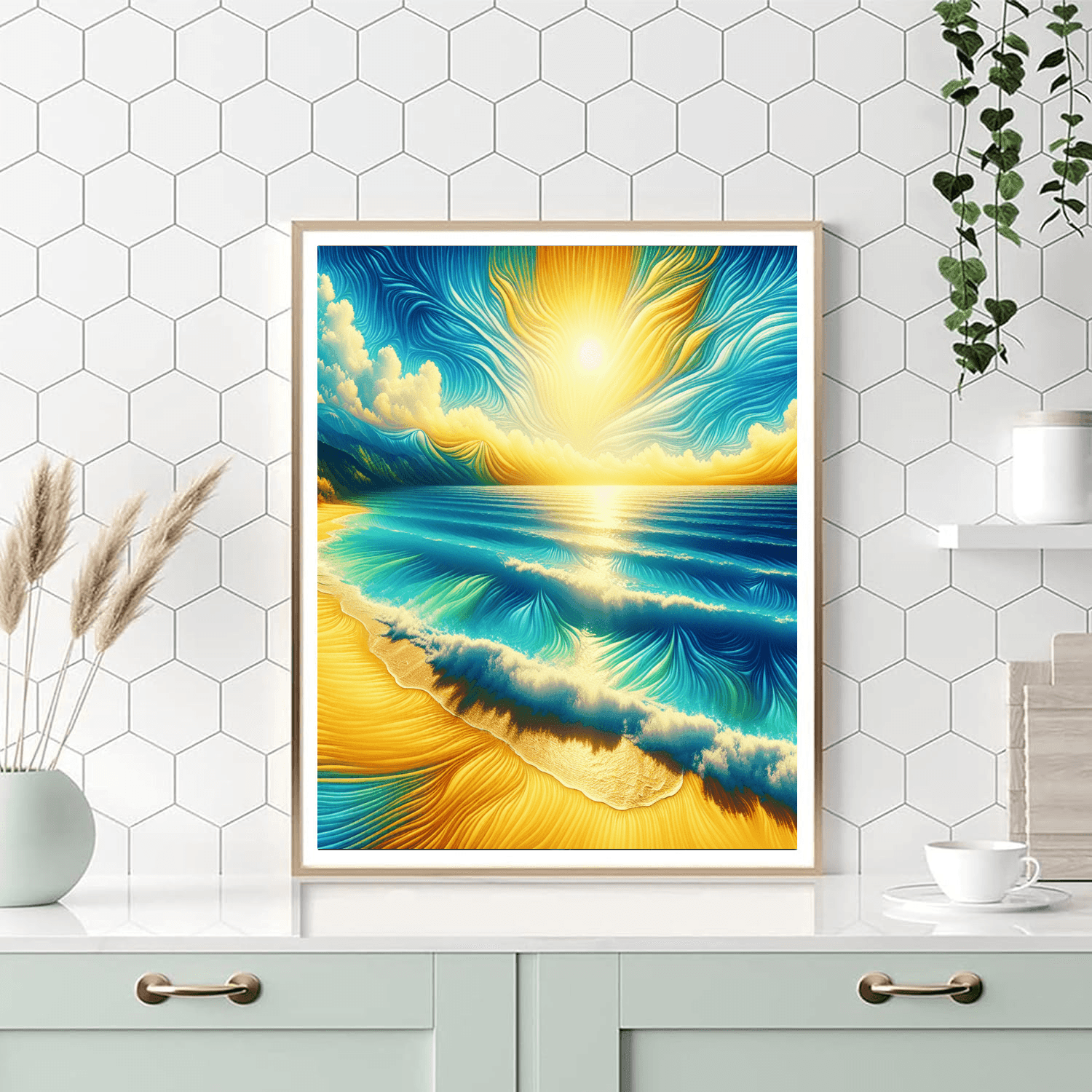 Sunny Seaside Getaway Paint By Numbers Kits