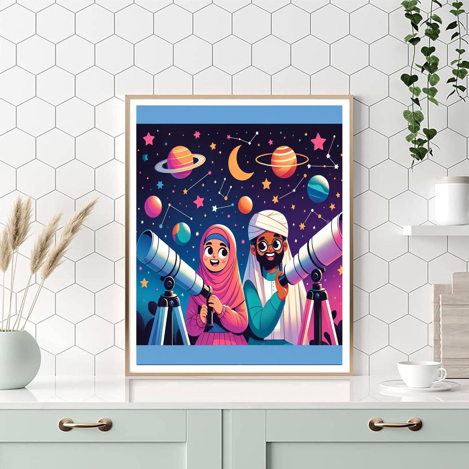 Astronomy Explorers DIY Paint By Numbers