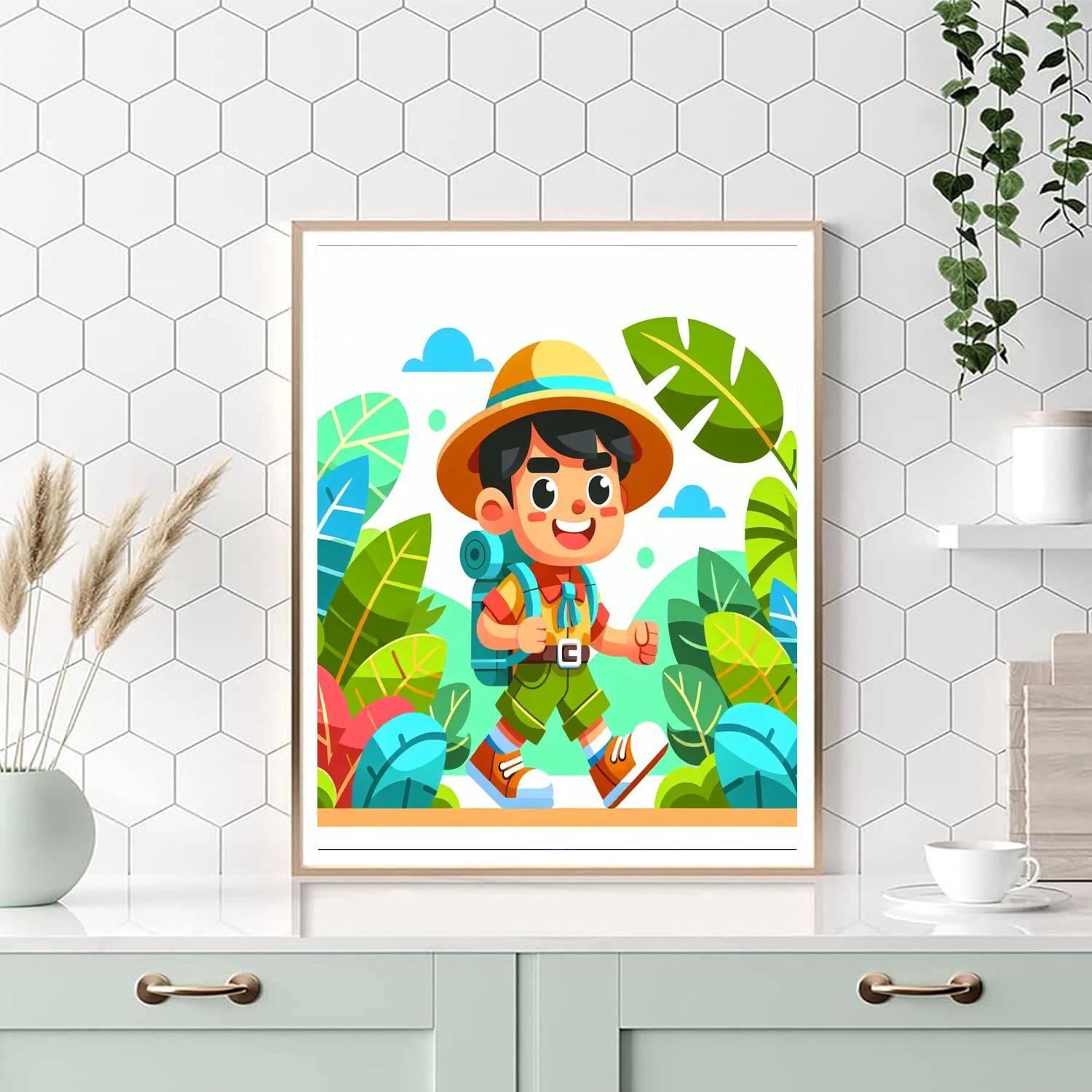 Eager Explorer Painting Number Kit