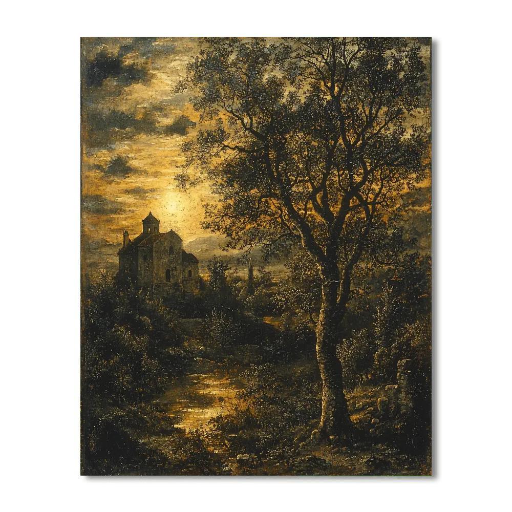 Caravaggio Inspired Chiaroscuro Of Dreams  Paint By Numbers Art