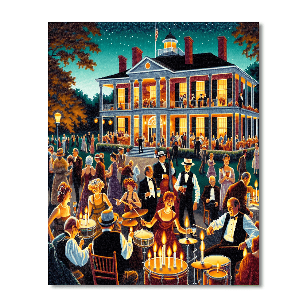 Elvis Week - Usa Number Painting