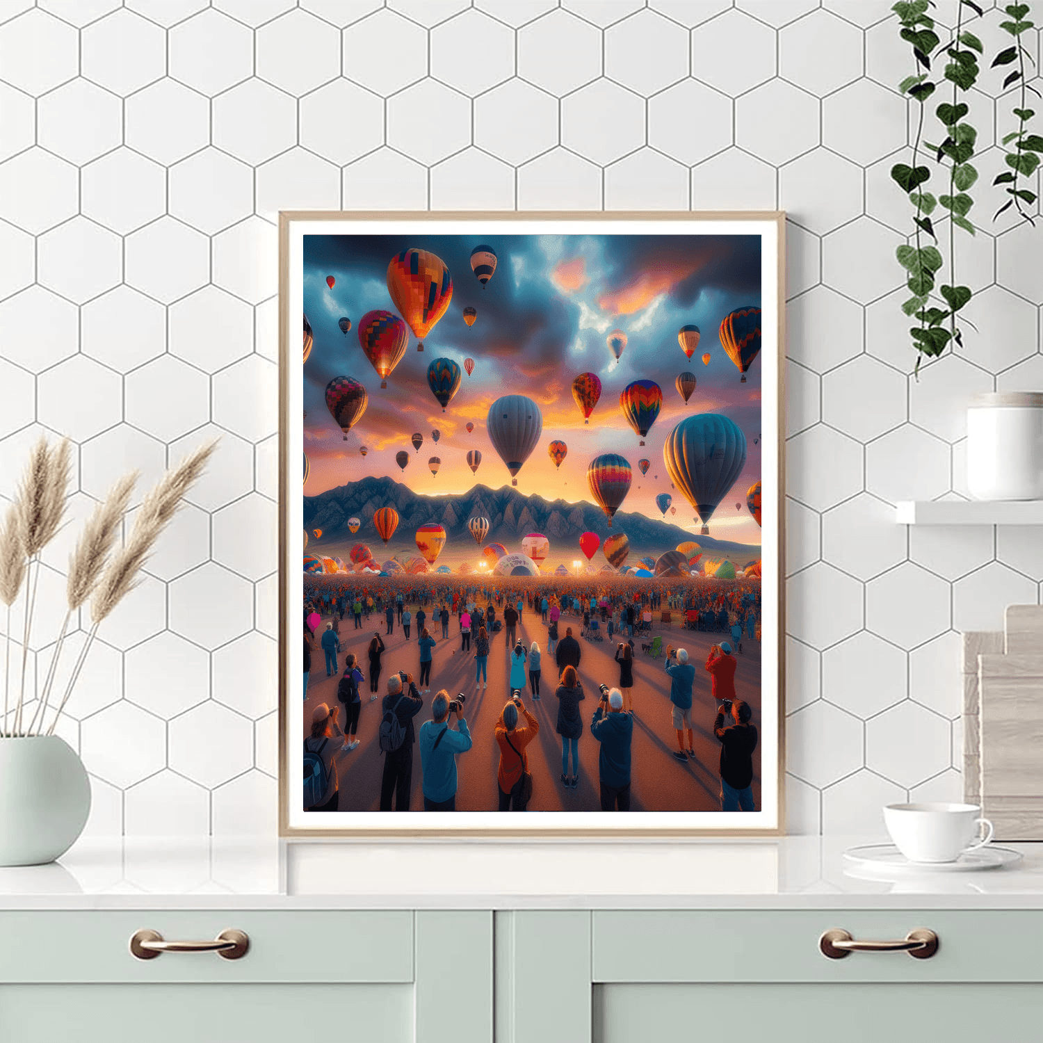 The Albuquerque International Balloon Fiesta Number Painting