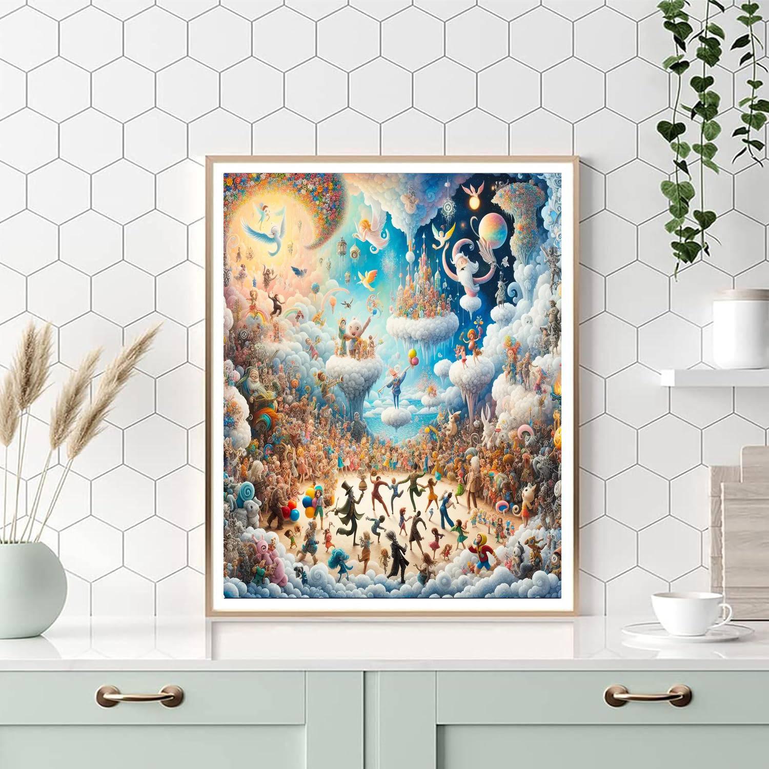 Dancing In The Clouds Painting By Numbers Kit