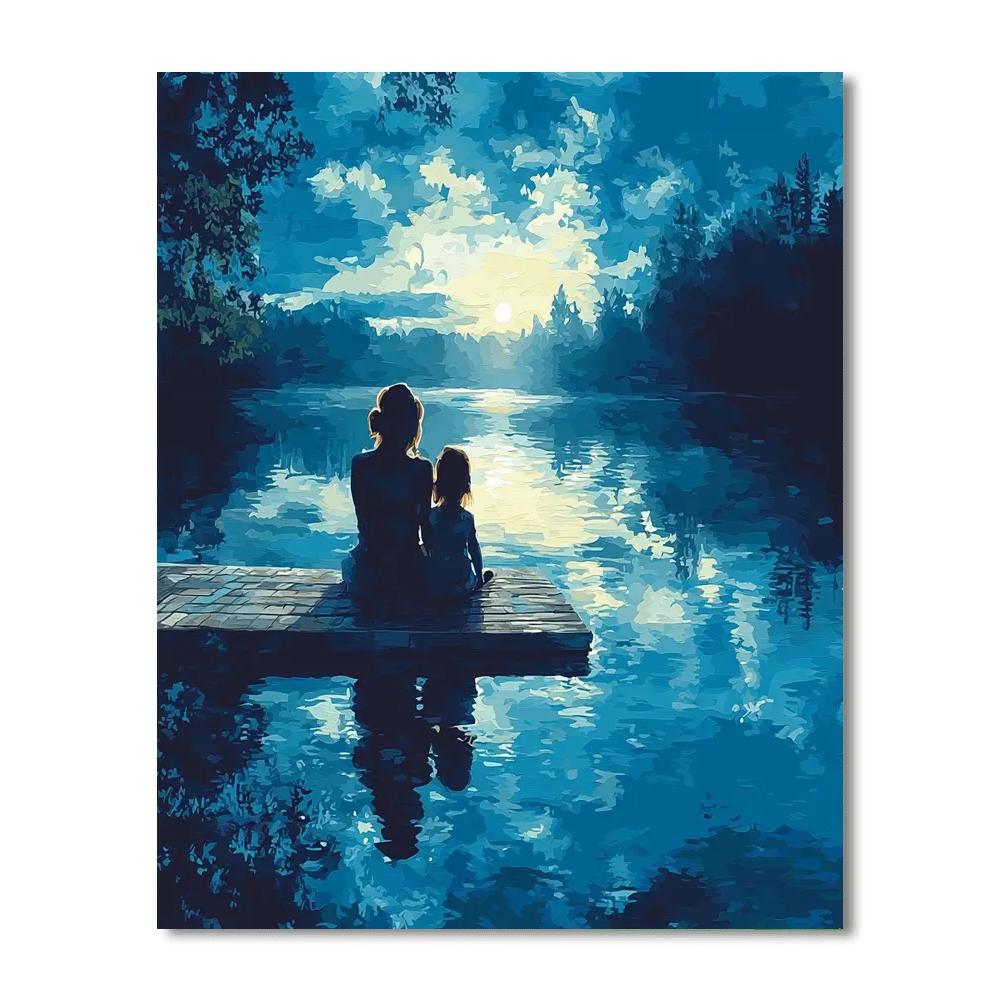 Reflections Of Togetherness Number Painting