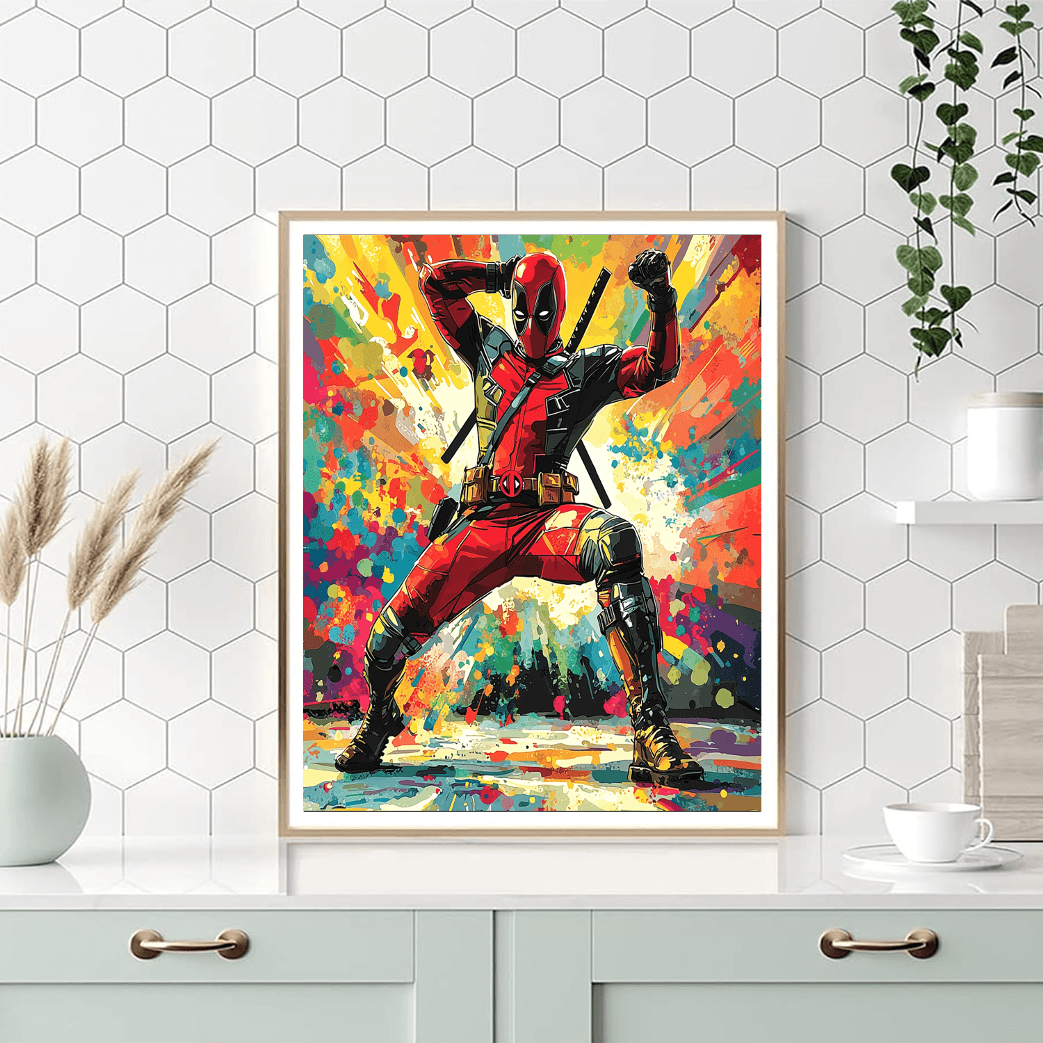 Ryan Reynolds: Unmasking The Charismatic Merc With A Mouth Painting By Numbers Kit