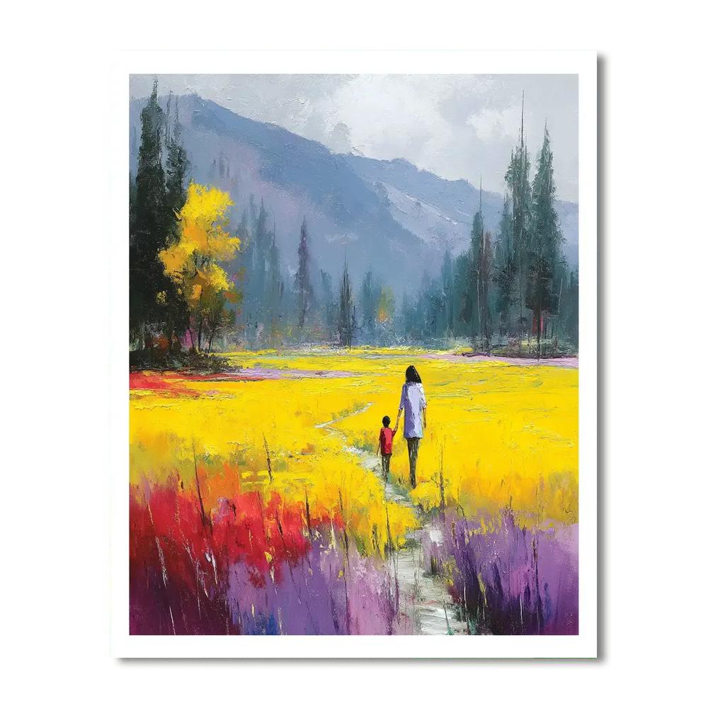 Bonds In The Blooming Field Painting Number Kit