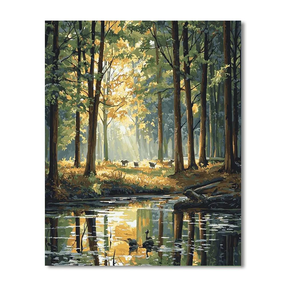 Nature’s Heartbeat Number Painting