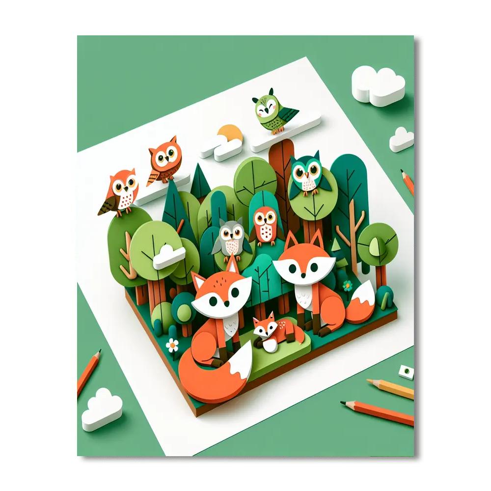 Woodland Wonders Paint By Numbers Kits