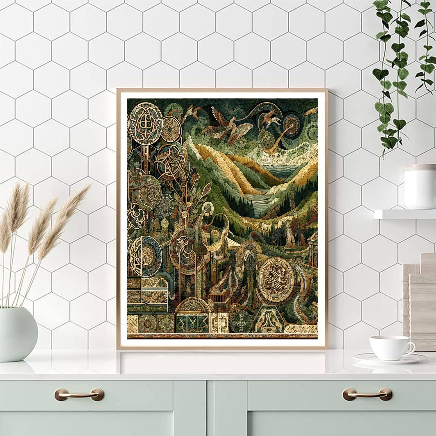 Mystical Celtic Legends Paint By Numbers Art