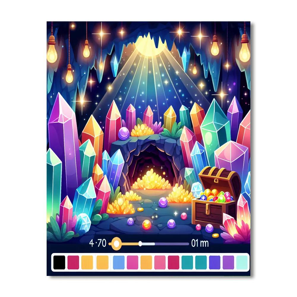 Mystical Cave Journey Numbered Painting Kits