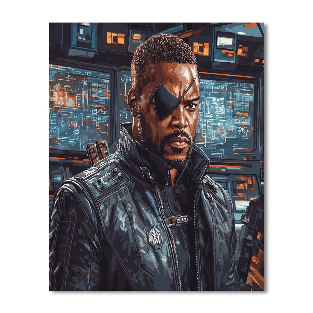 Samuel L. Jackson: The Unyielding Force Of Fury Paint By Number