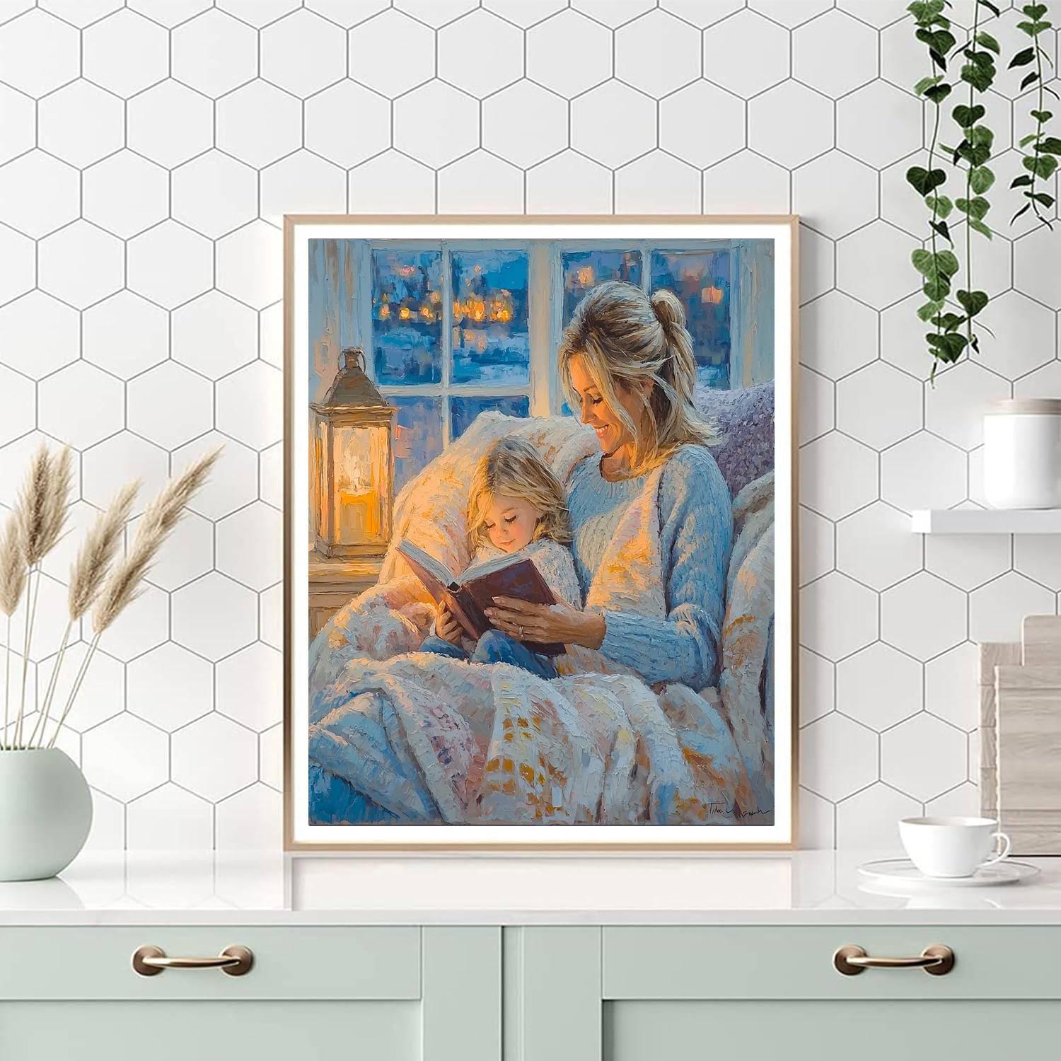 Cuddles And Storytime Paint By Numbers