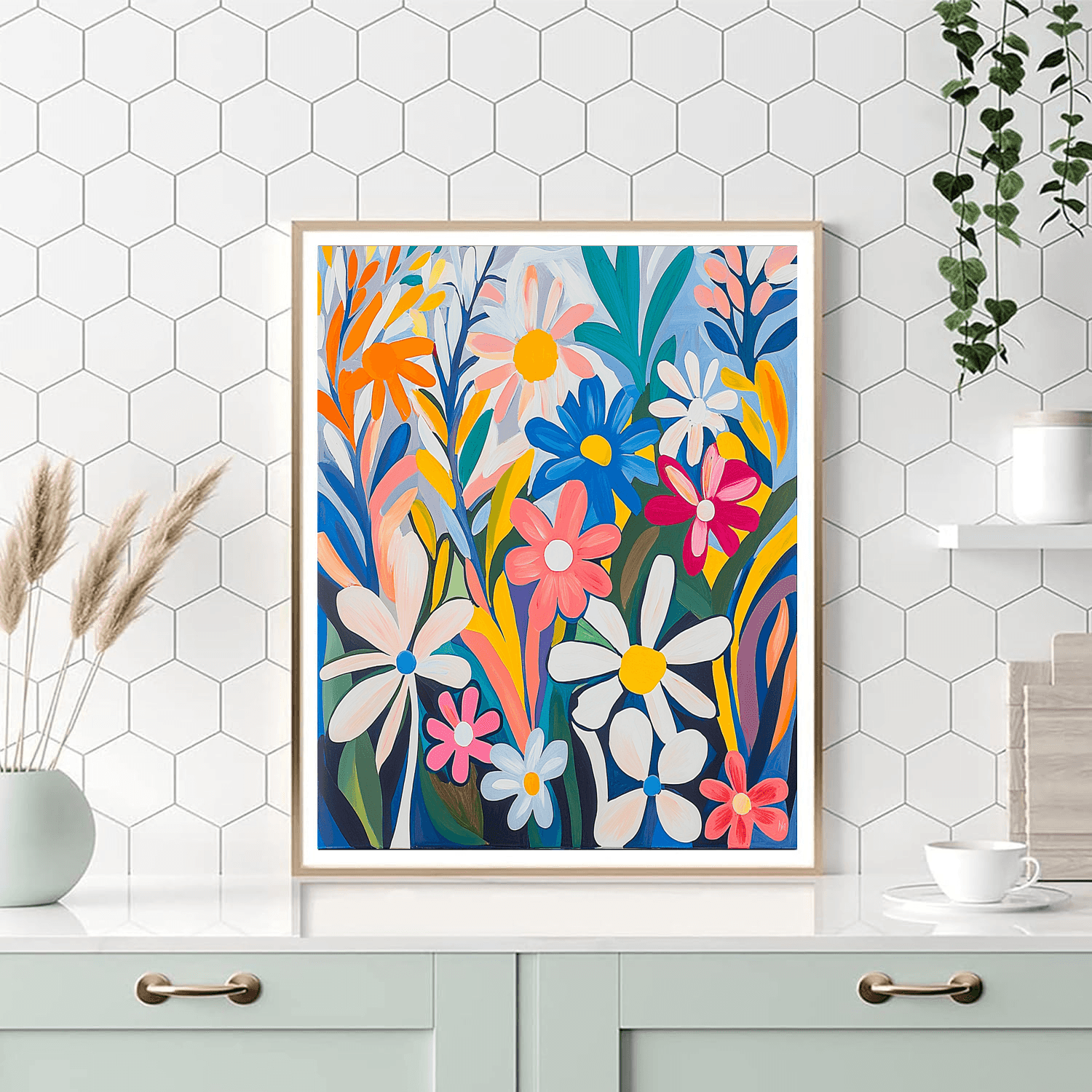 Henri Matisse Inspired Floral Melodies  Paint By Numbers Kits