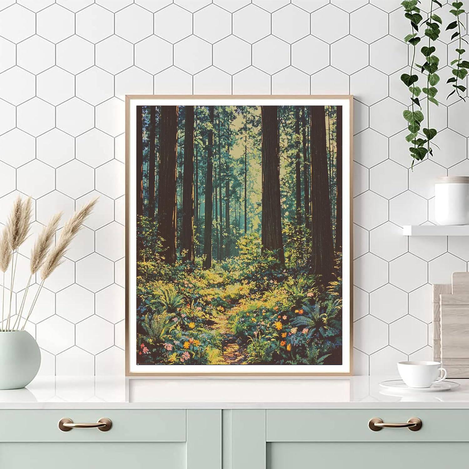 Redwood National And State Parks - California Numbered Painting Kits