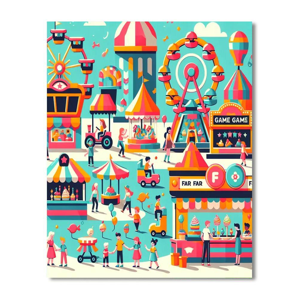 Carnival Of Joy Paint By Color