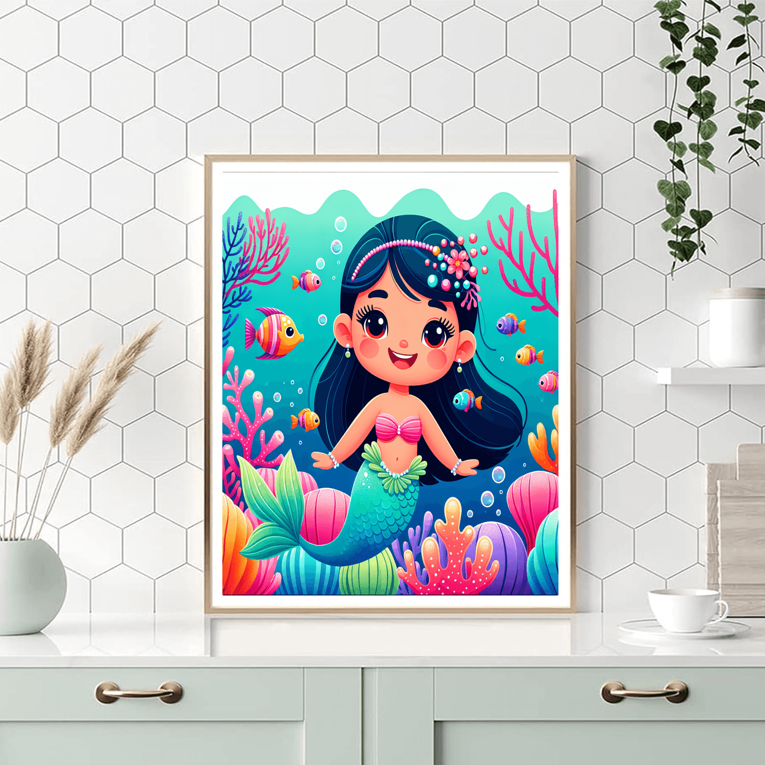 Enchanting Mermaid's Lagoon Paint By Number