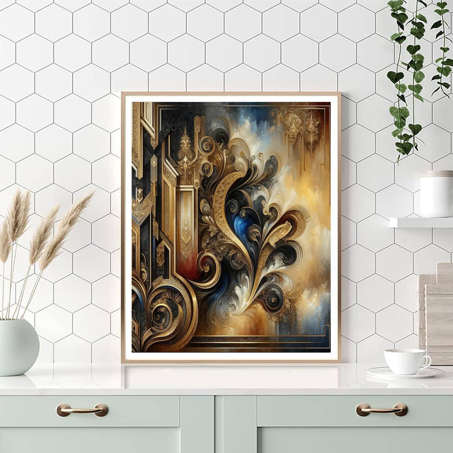 Klimt's Golden Dreams Paint By Number