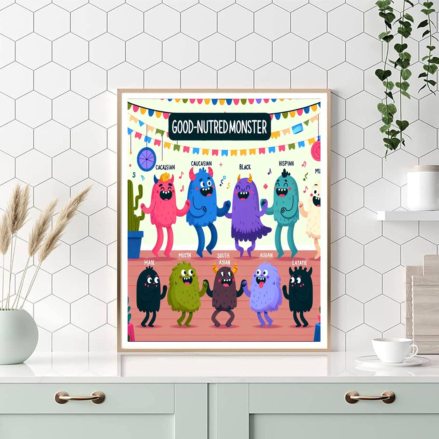 Monster Bash Number Painting