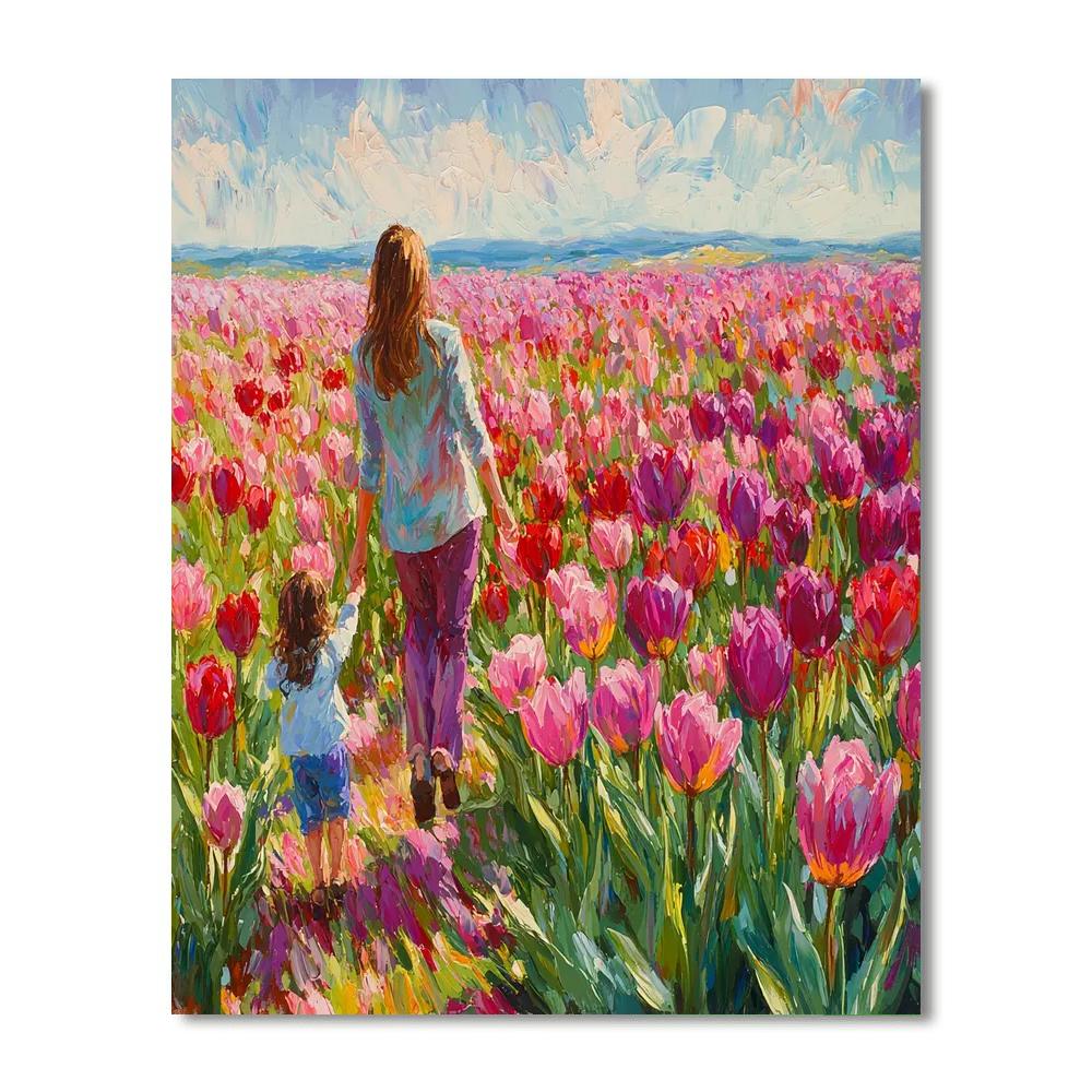The Blossoming Journey Paint By Color