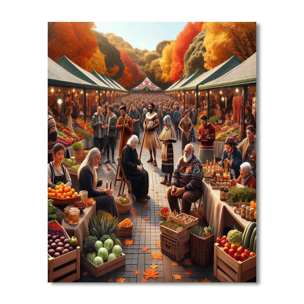 O Festival Of Harvest Paint By Color