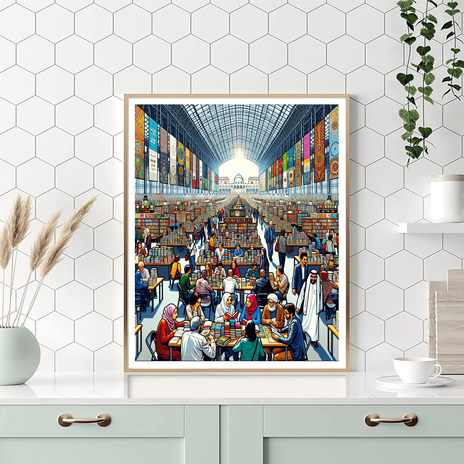 Tunis International Book Fair Painting By Numbers Kit