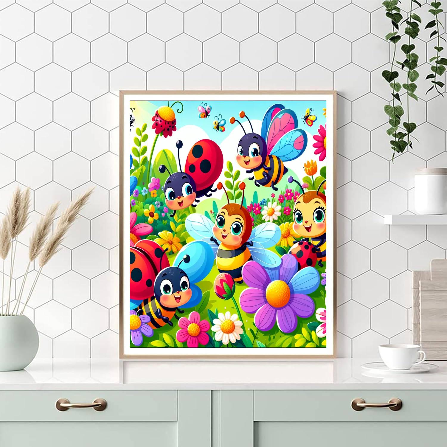 Sweet Little Insects Paint By Number