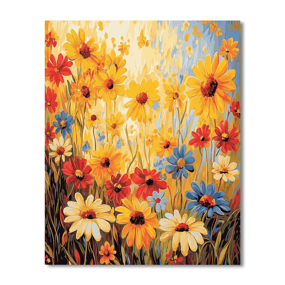 Vincent Van Gogh Inspired Wildflower Dreams  Paint By Numbers Kits
