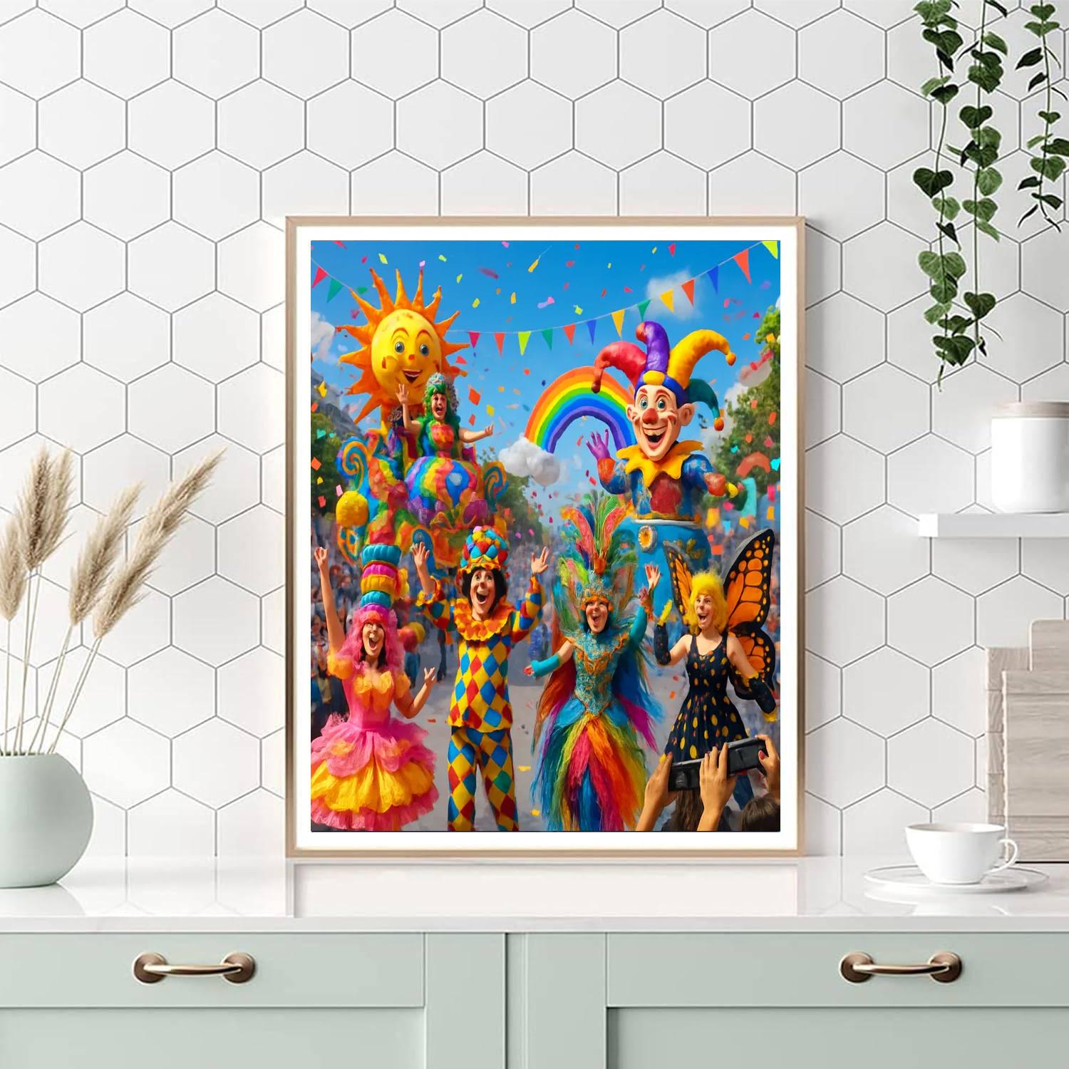 Fantasy Fest Paint By Numbers Art